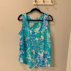 Lilly Pulitzer sleeveless top, size XL